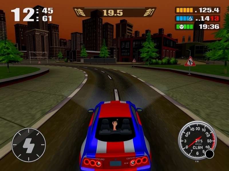 Need for Speed Hot Pursuit 2 gameplay screenshot showing police chasing supercar