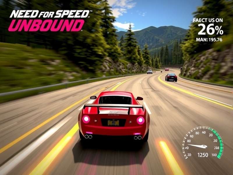 Need for Speed Unbound PC Gameplay Screenshot - Street Race at Night