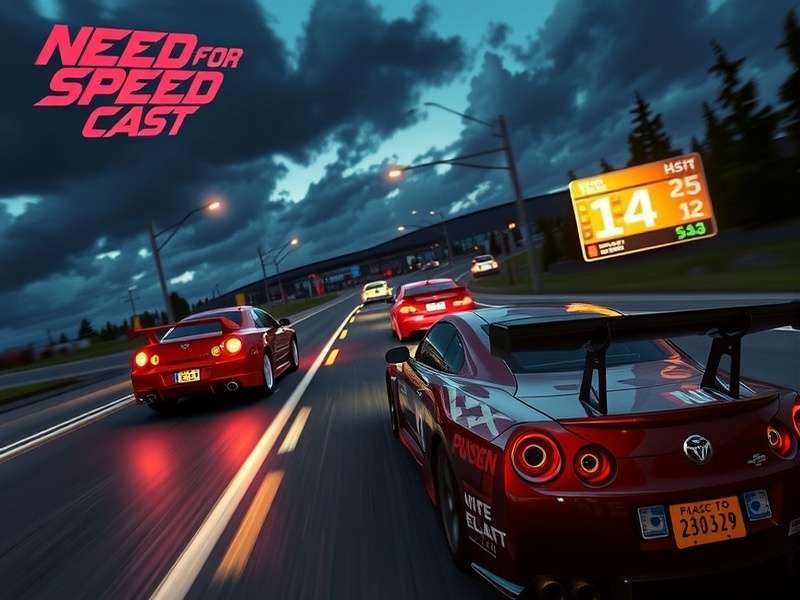 Collage of Need for Speed characters from various games