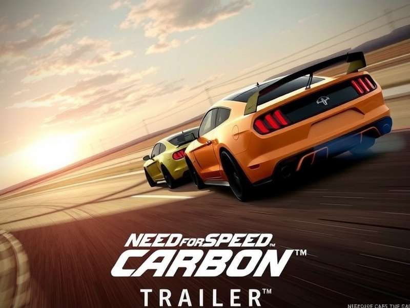 Need For Speed Carbon Trailer screenshot showing intense night racing