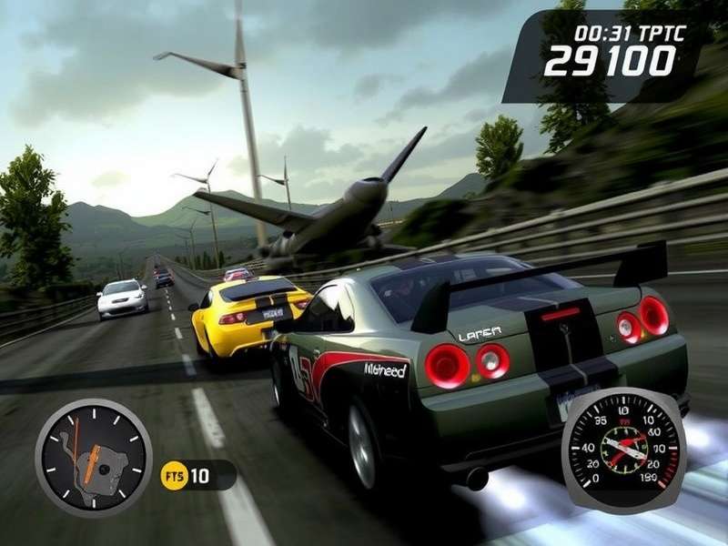 Need for Speed Most Wanted PS2 car tuning screen showing performance upgrades