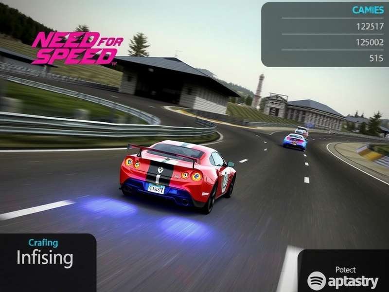 Need for Speed Most Wanted gameplay on a mobile phone