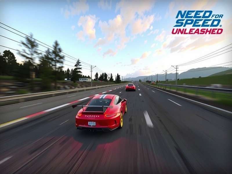 Gameplay screenshot of Need for Speed Porsche Unleashed featuring a yellow Porsche 911 on a coastal road