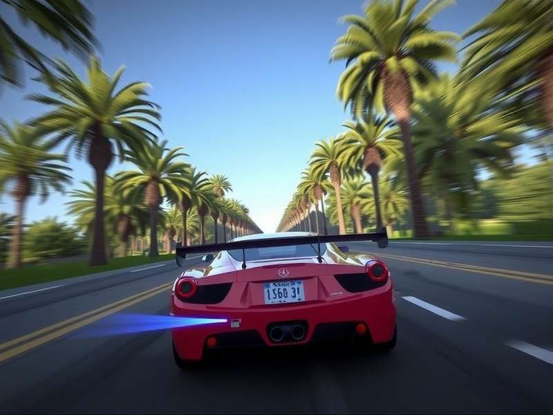 Need For Speed Most gameplay screenshot showing intense street race at night