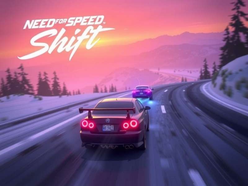 Car customisation screen in Need for Speed Shift