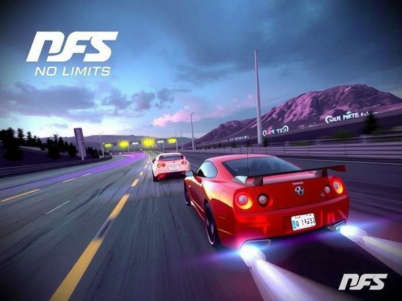 Nfs No Limits gameplay screenshot showing intense street racing