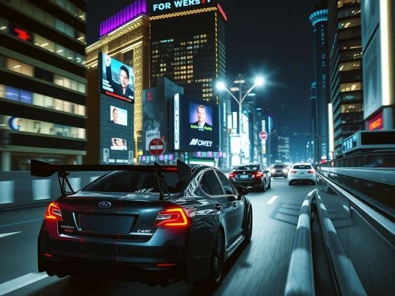 Need for Speed Carbon PSP gameplay screenshot showing custom car and city