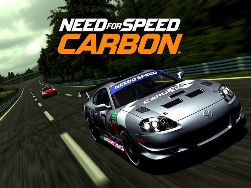 Need for Speed Carbon GameCube Box Art and In-Game Screenshot