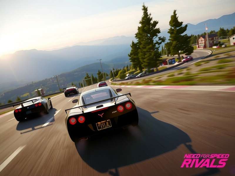 Need For Speed Rivals gameplay showing a high-speed police chase in Redview County
