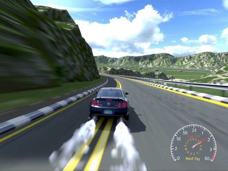 Need For Speed Most Wanted PS2 ROM gameplay showing police chase and BMW M3 GTR