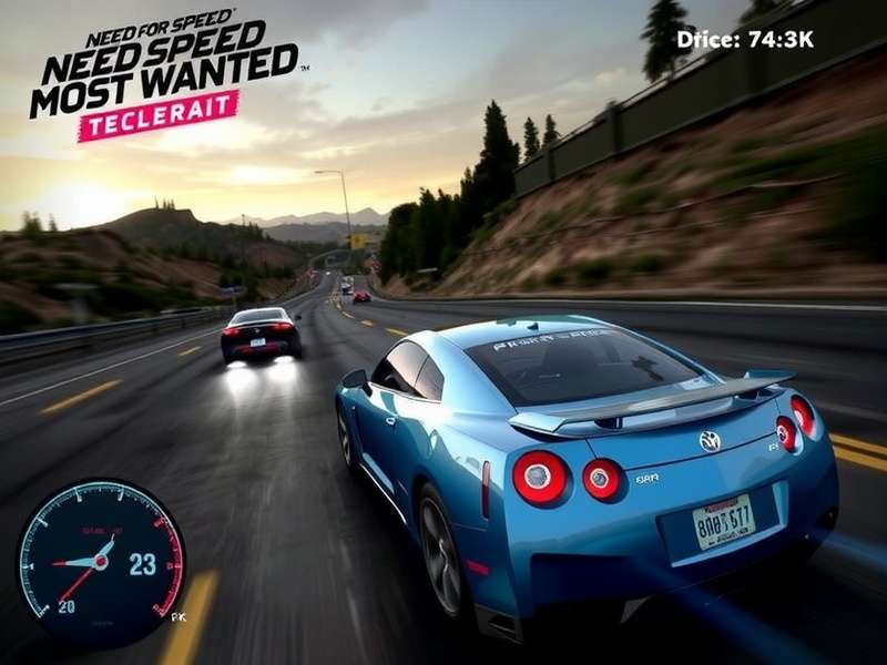 Need For Speed Most Wanted — Cover Art with BMW M3 GTR