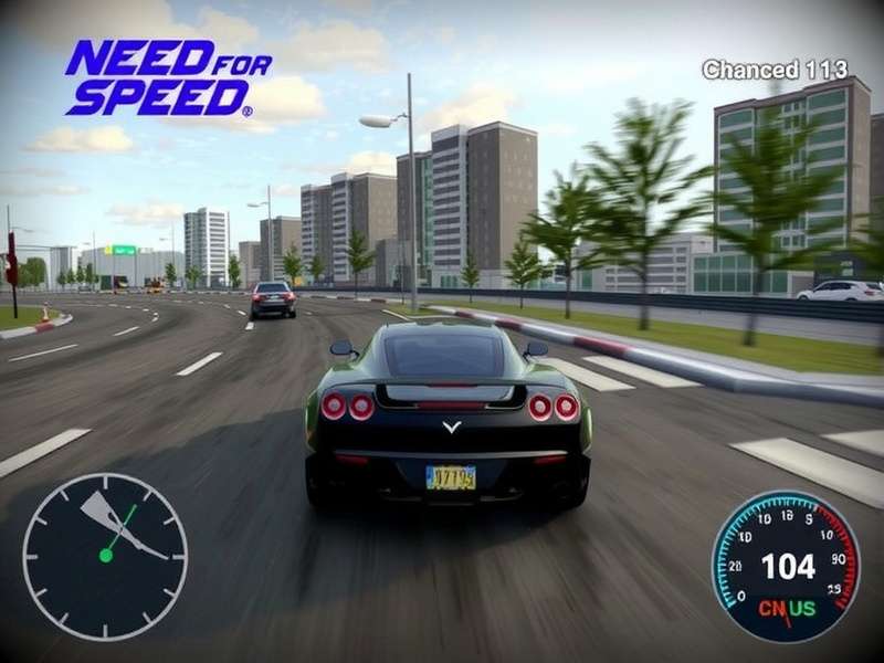 Need For Speed racing car on neon-lit street at night — Download Need For Speed for PC and APK