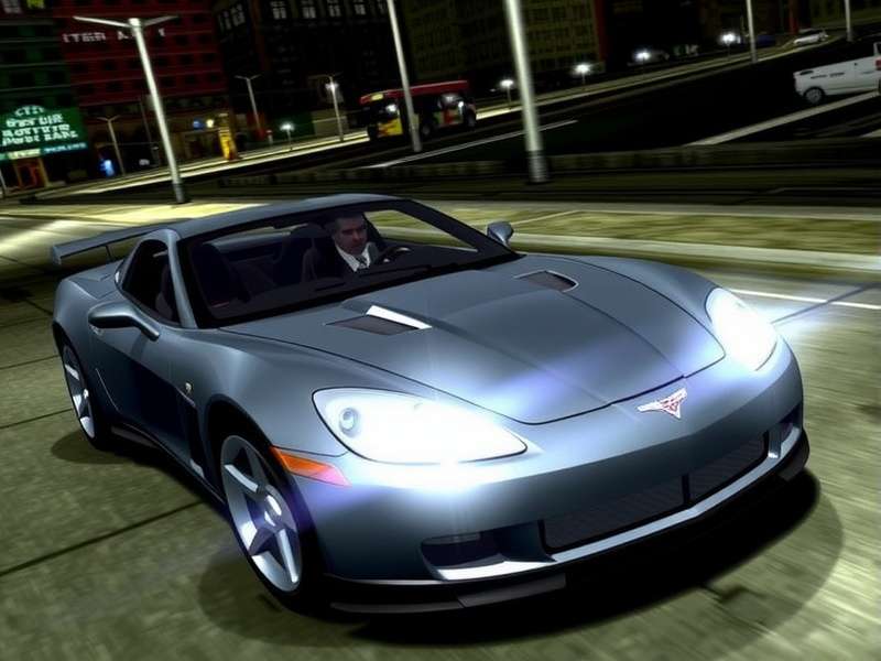 Need for Speed Most Wanted 2005 game cover and gameplay screenshot